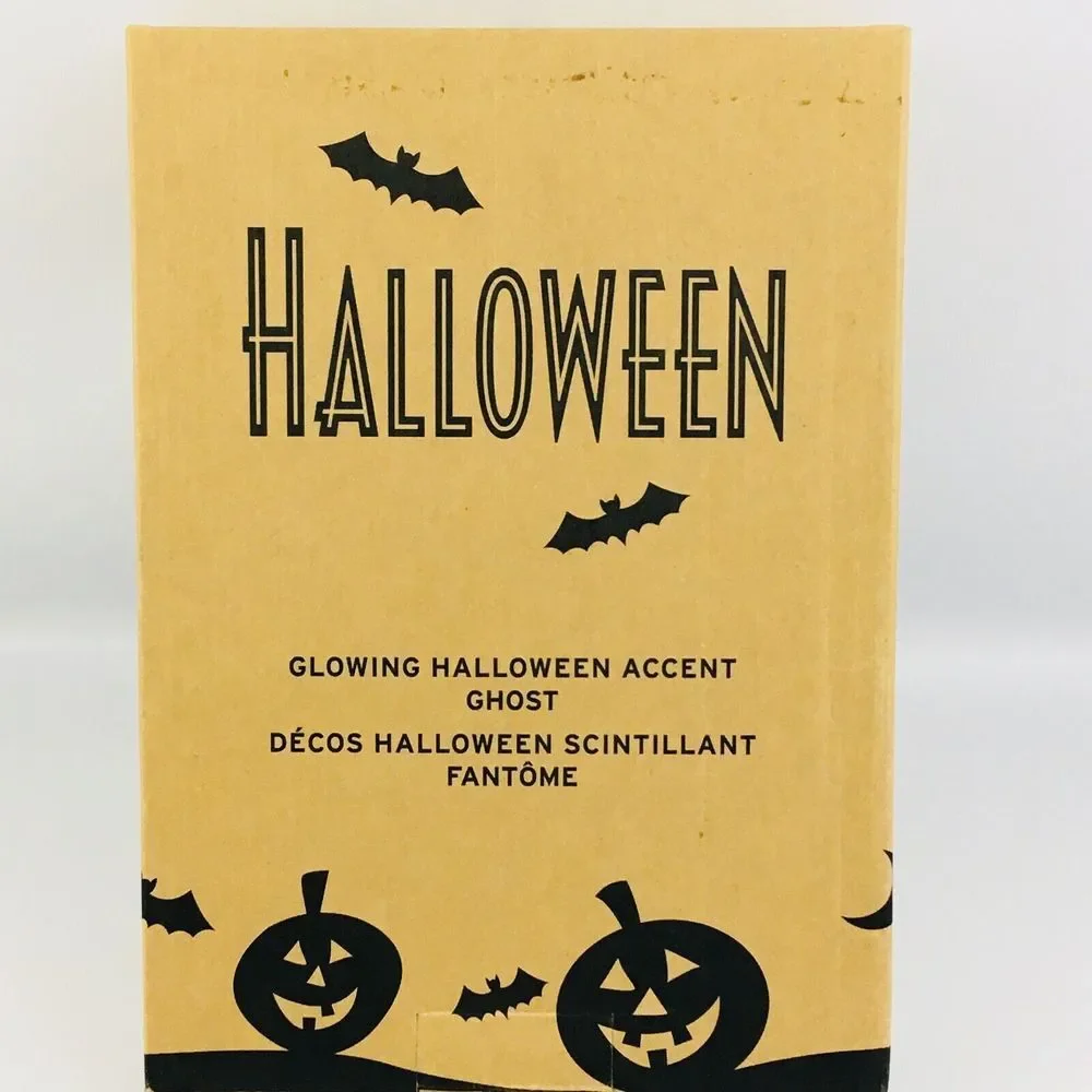 Avon Glowing Ghost Halloween Accent 2004 Suction Cup Hanger‎ Original Box Works